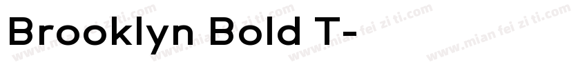 Brooklyn Bold T字体转换